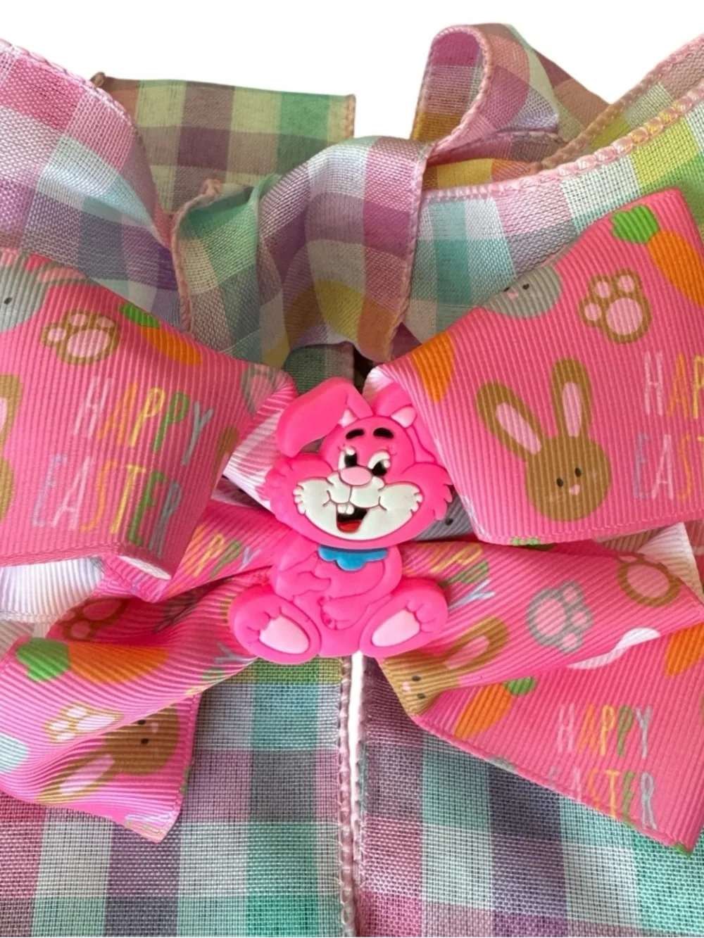Bunny Hair Bow Pastel Spring Kids Clip 3/$15✨